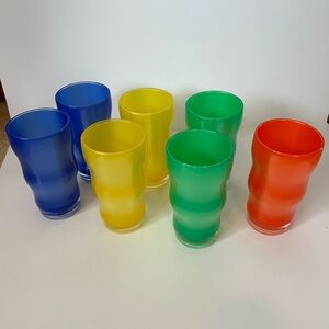 Colorful Plastic Tumbler Set